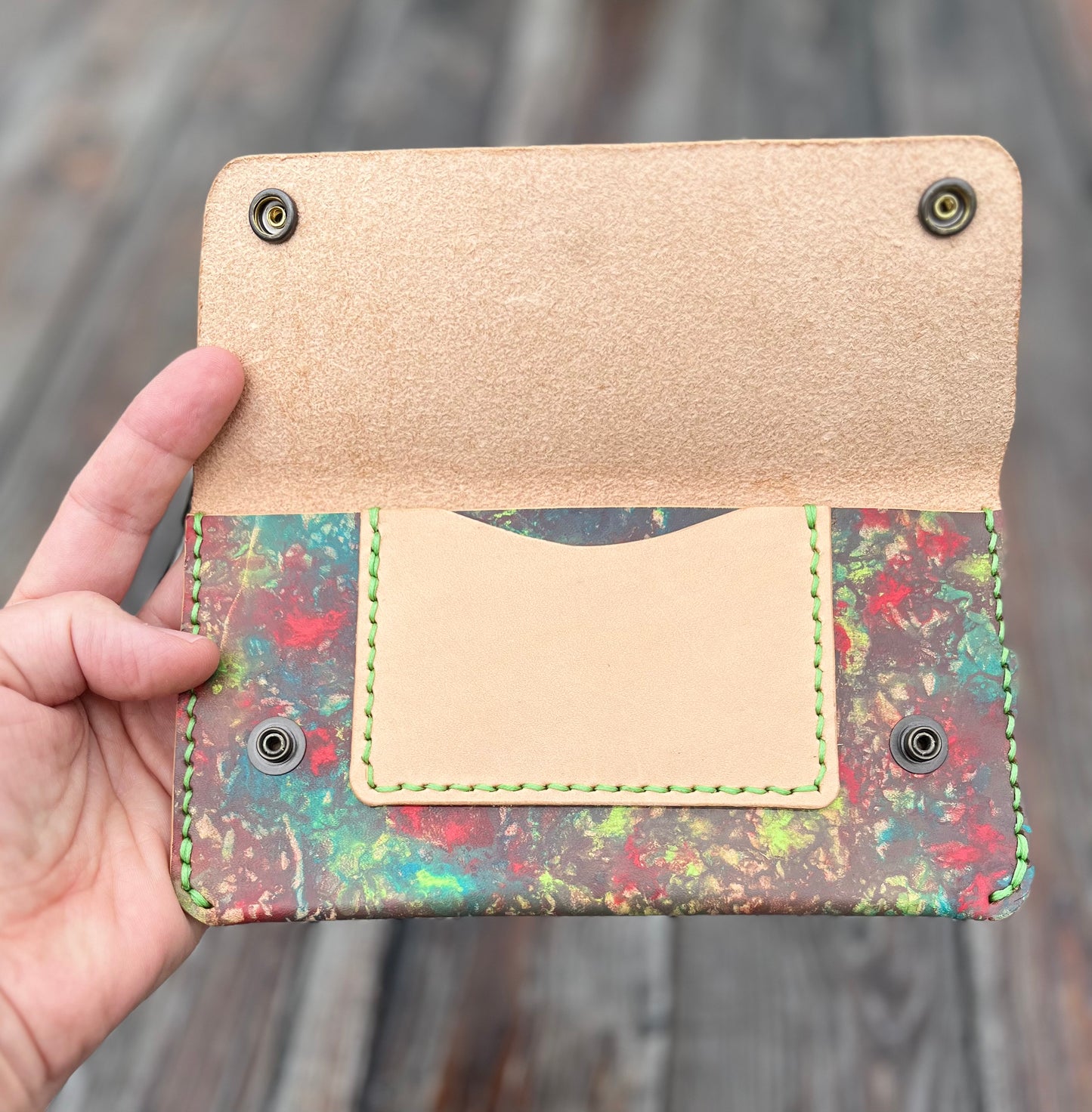 Portefeuille en cuir