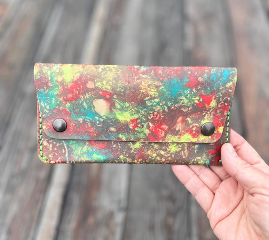 Portefeuille en cuir